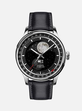 ChristopherWard C1透明表盘夜光月相自家机芯瑞士自动机械男手表