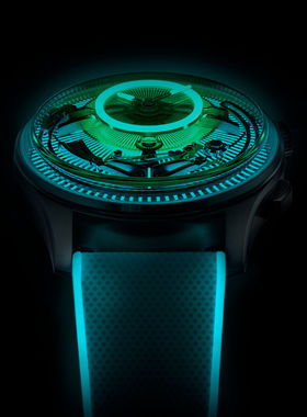Christopher Ward 夜光自鸣闹表钛合金瑞士自动机械个性男士手表