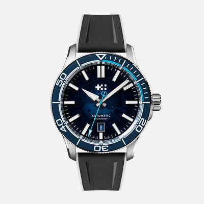 Christopher Ward C60夜光表带透明盘防水瑞士自动机械运动男手表