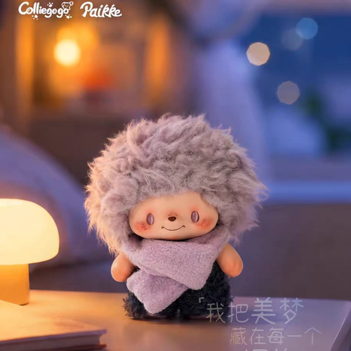 【全新正品】可栗狗狗Paikke派克精灵搪胶脸毛绒盲盒潮玩摆件礼物