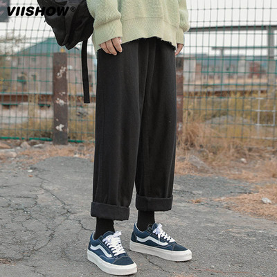 VIISHOW潮牌休闲裤男潮牌时尚美式高街男长裤夏季新款宽松直筒裤