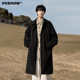 男士 VISHOW男装 新品 通勤风衣外套2024秋季 潮流外穿夹克 高街长款