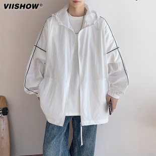 viishow防晒衣夏季轻薄男2024透气bf外套宽松上衣男女同款薄外套