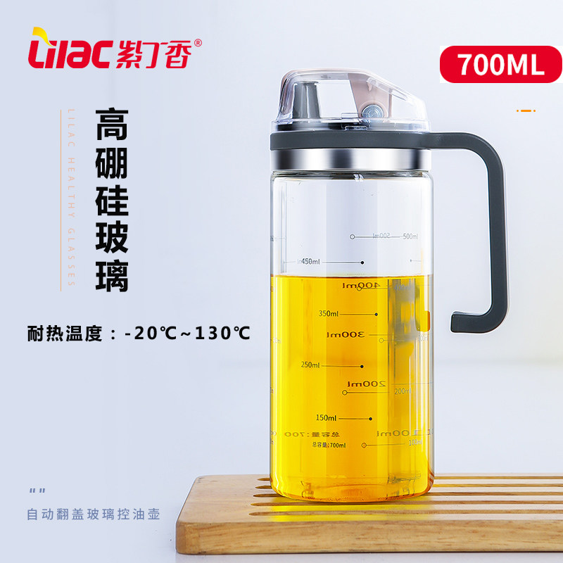 紫丁香耐热耐高温防漏玻璃油瓶大号大容量醋壶调味油壶厨房家用怎么看?