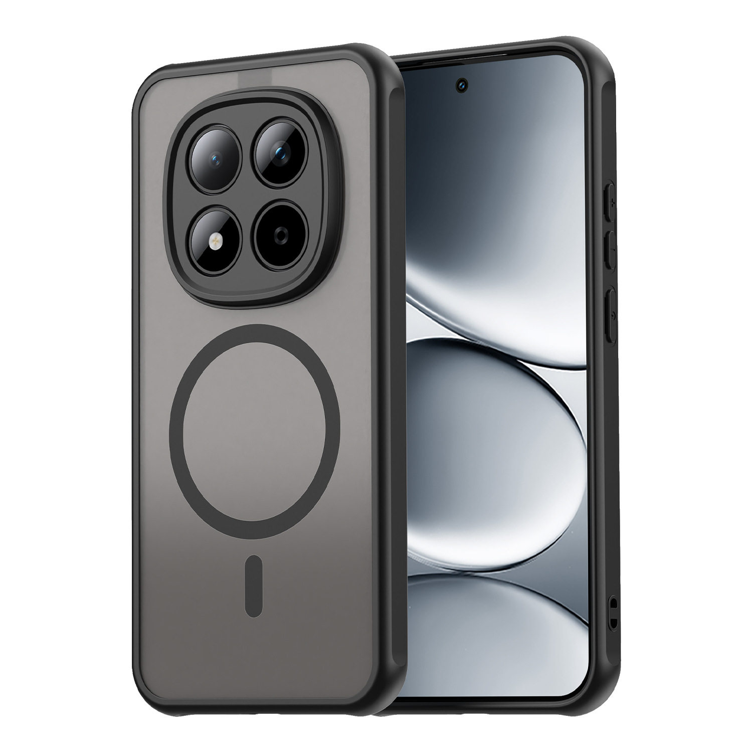 for Redmi Note15 Pro Case Cover New 适用红米Note15 Pro5G保护套Note15 4G/5G手机壳磨砂PC+TPU磁吸