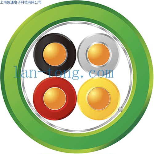 KNX现场总线BUS EIB2*2*0.8总线智能开关控制电缆 LSZH低烟无卤