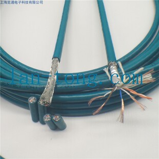 工业8芯拖链网线 高柔性坦克链网线CAT5e sfutp 4*2*26awg/19 PUR