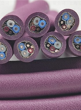 5芯THIN细缆 DeviceNet总线屏蔽控制通信拖缆 耐折弯高柔性拖链线