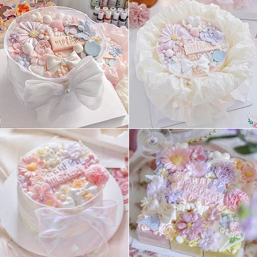 母亲节小雏菊翻糖硅胶模具