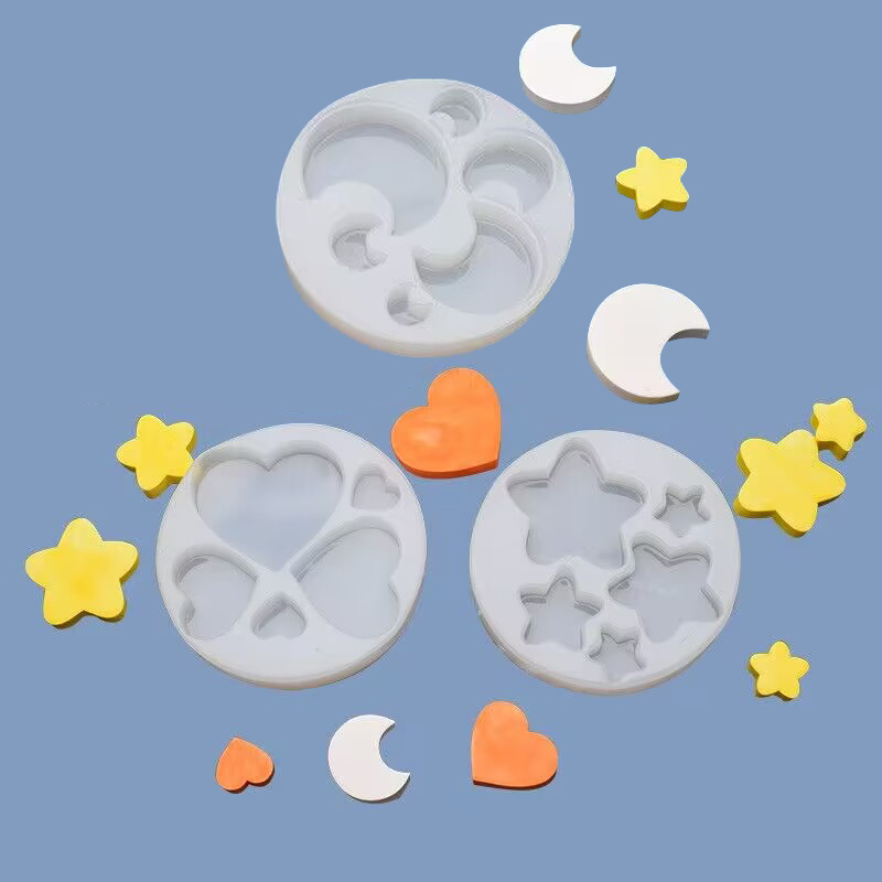 ins简约星星月亮爱心巧克力