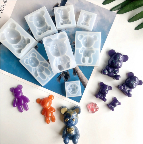 diy水晶滴胶模具坐立硅胶模具