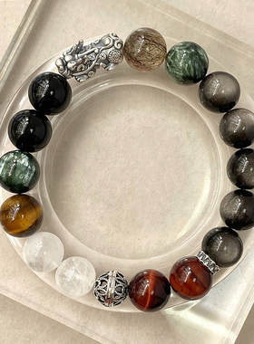 【孤品】一物一拍收藏级水晶手链