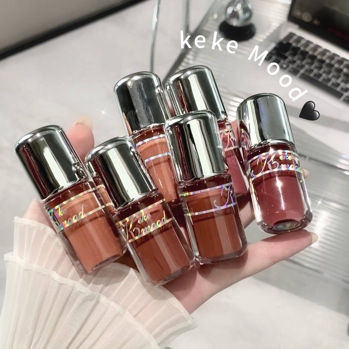 Keke.mood灵动嘭盈镜光唇釉