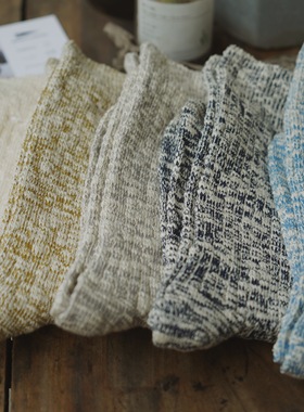 Anonymous Ism 日本制 复古高筒男棉袜 16790000