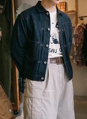 Stevenson Overall日本制 type 2牛仔夹克外套 日产津巴布韦棉SOC
