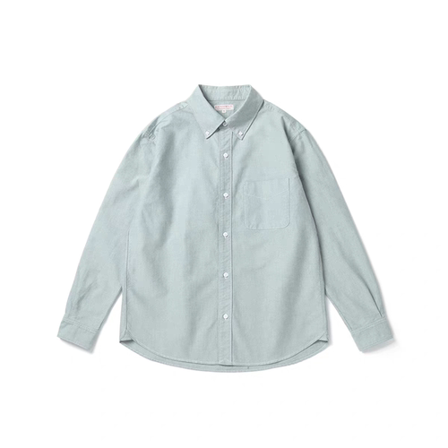 riskrider 26OXFORD 全棉牛津布埃及长绒棉纯色长袖衬衫 R2031