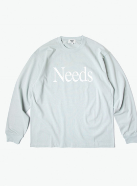 现货 SERVING YOUR NEEDS/Needs LS Tee 美式LOGO印花长袖T恤