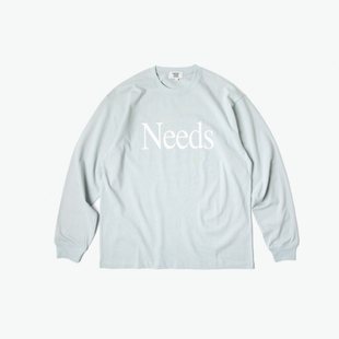 NEEDS Needs LOGO印花长袖 SERVING T恤 美式 YOUR Tee 现货