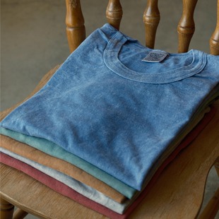 有机棉成衣水洗做旧短袖 现货 T恤 Texas无盒版 from 美国制 S.O.S.