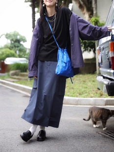 风直筒半身裙M47 工装 女 24SS薄款 caicaicai