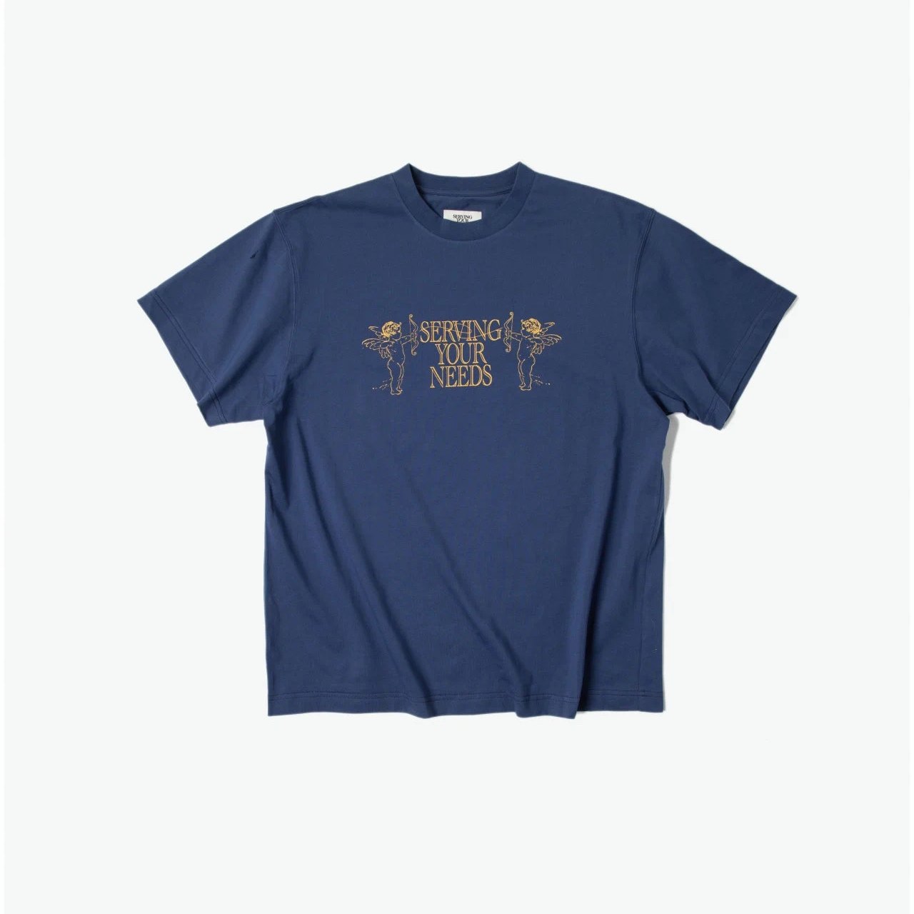 现货 SERVING YOUR NEEDS/NEEDS KIDS TEE 天使印花宽松短袖T恤