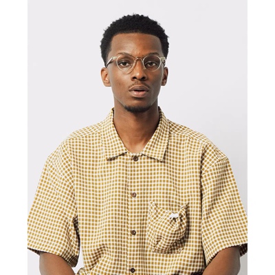 泡泡纱短袖衬衫SOFTCONTAINER