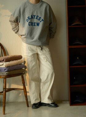 现货 SERVING YOUR NEEDS /Needs Okayest Crewneck 美式印花卫衣