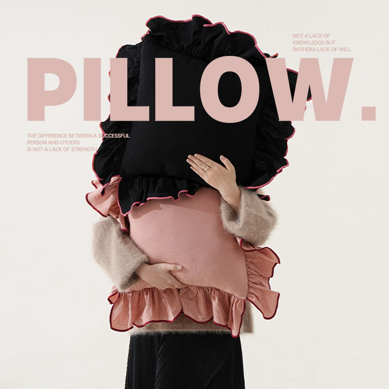 撞色木耳边设计密拷工艺垂感美观