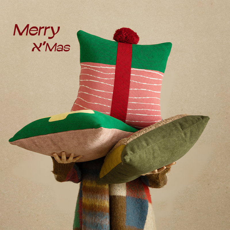 圣诞节高级感抱枕节日礼物氛围感