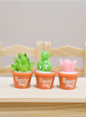 仿真仙人球多肉植物摆件家具模型