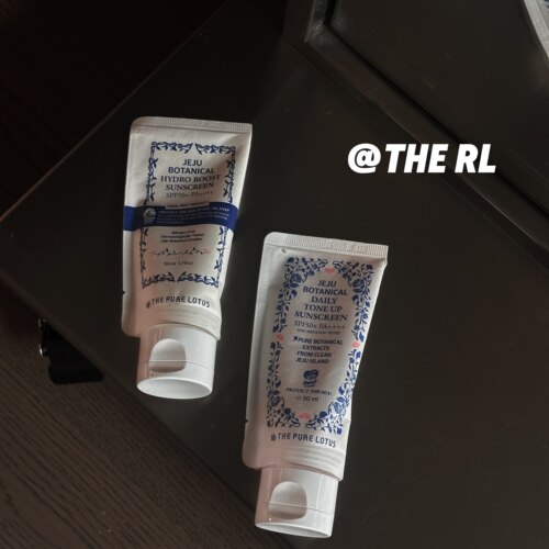 韩国thepurelotus济州岛白莲花防晒轻薄水润清爽不粘腻不假白