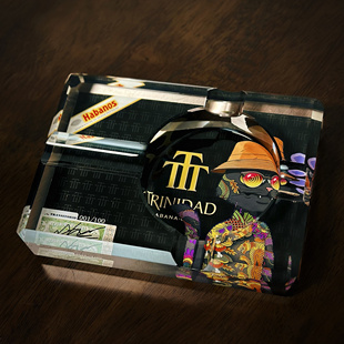 S5h正品限量雪茄烟灰缸四槽K9水晶雪茄烟灰缸 特立尼达3T雪茄烟缸