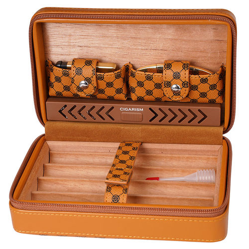 雪松木雪茄便携保湿盒雪松木