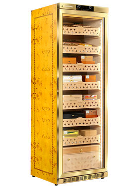 RACHING/美晶雪茄柜MON3800A智能水平线实木恒温恒湿雪茄柜保湿柜