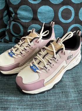 Skechers斯凯奇女鞋奶茶熊四代闪电熊猫鞋增高缓震休闲鞋 896282