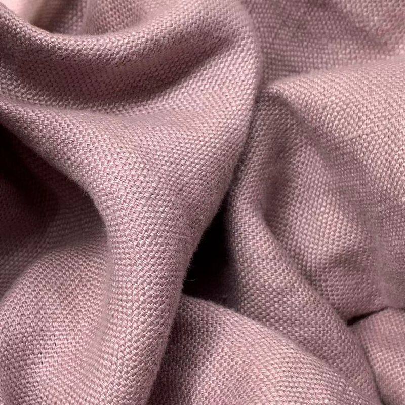 高档加厚秋冬外套裤子纯亚麻布