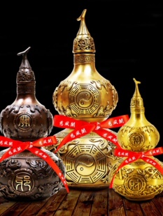 慈峰阁铜葫芦全铜葫芦装饰八卦招生字样开开开客厅工艺品