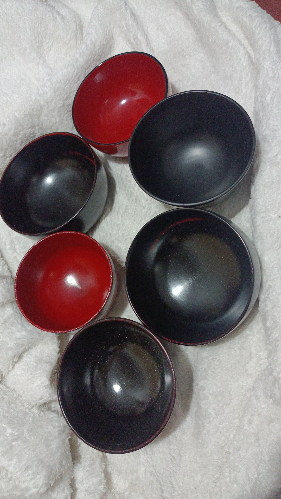 6种打包不同耐温隔热黑红漆器木碗汤碗小碗面碗麻辣烫碗米线碗餐