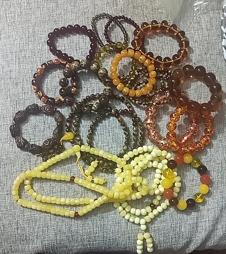 清仓琥珀蜜蜡花珀血珀手串手链及DIY装饰配件工艺品自掌眼选