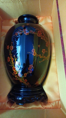 福州脱胎漆器梅花瓶库存老货麻胎花瓶漆器大花瓶各款具体详内选栏