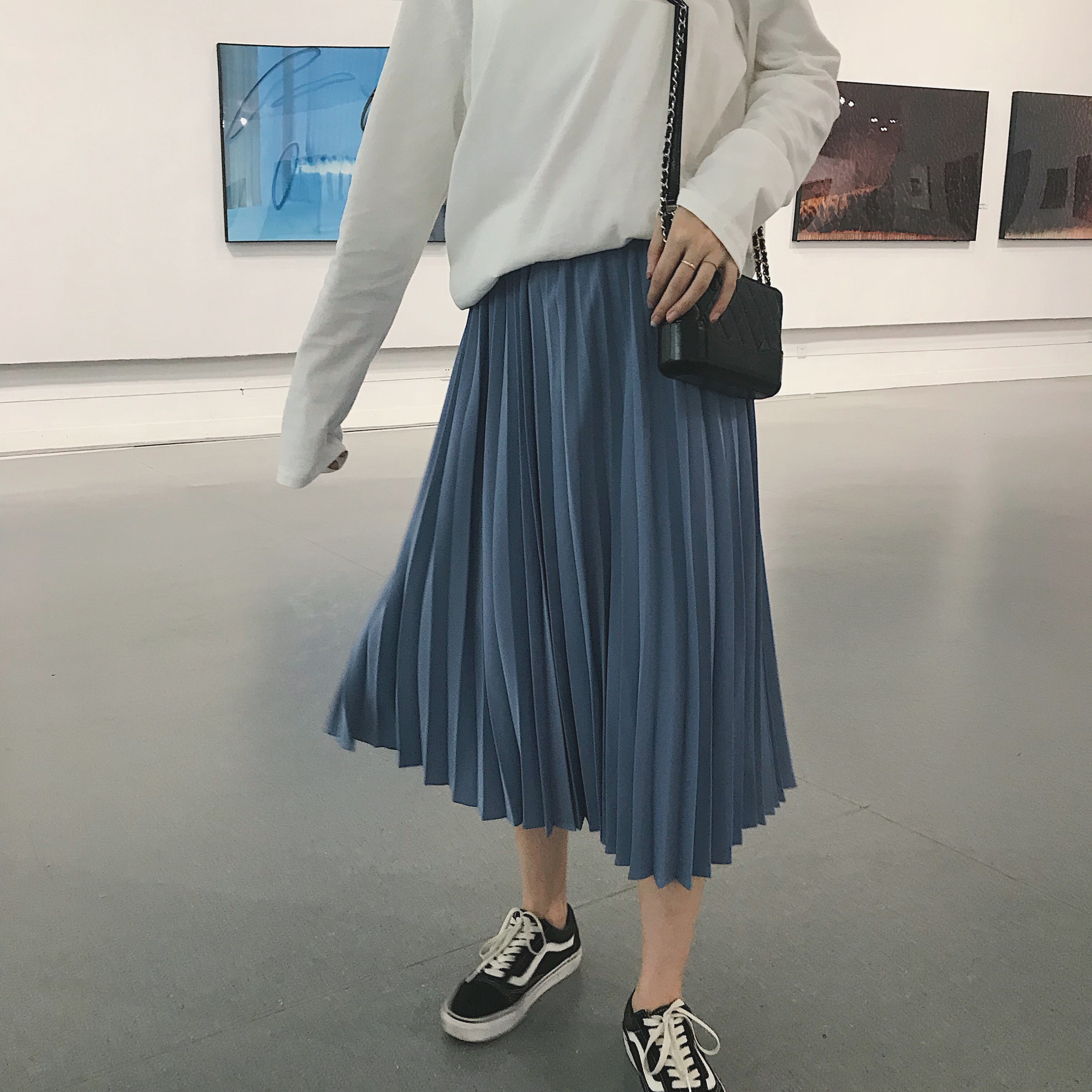 MINI XIN 2018Ç^пîÖг¤¿îº«°æA×Ö°ÙñÞ°ëȹѧÉú¸ßÑü¸´¹Å°ëÉíȹ