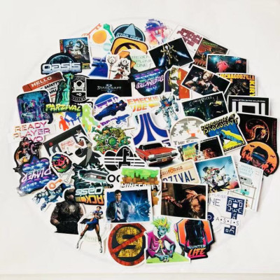 头号玩家Ready Player One贴纸电影周边行李箱滑板吉他汽车装饰贴