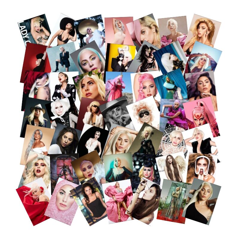 50张LadyGaga美女明星电脑笔记本滑板冰箱行李箱电瓶车吉他