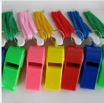 Цветный пластиковый свисток, рассылка для свистка -рефери, поклонники в фанатах.