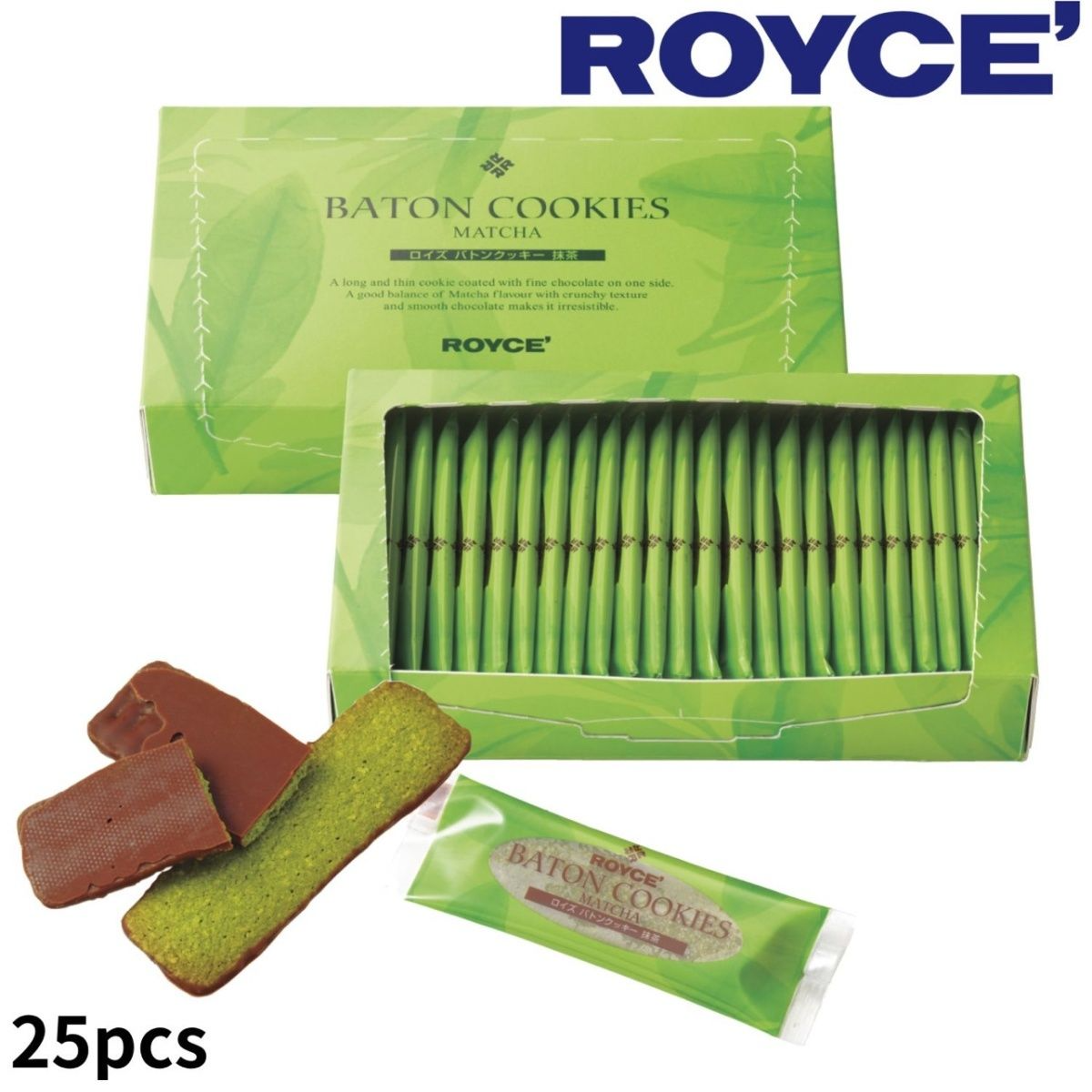 代购日本进口零食ROYCE椰子味芝士巧克力抹茶曲奇饼干
