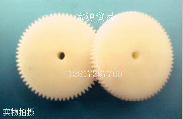 尼龙齿轮/齿轮/1模60齿/外径62孔6/齿厚10/件