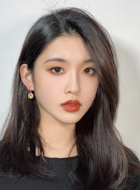 Hi Onion原创罗德角的星 小众黄耳环无耳洞耳挂耳夹复古精致优雅