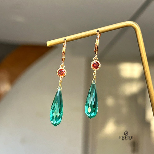 HiOnion动漫银镀金情侣哈尔耳环