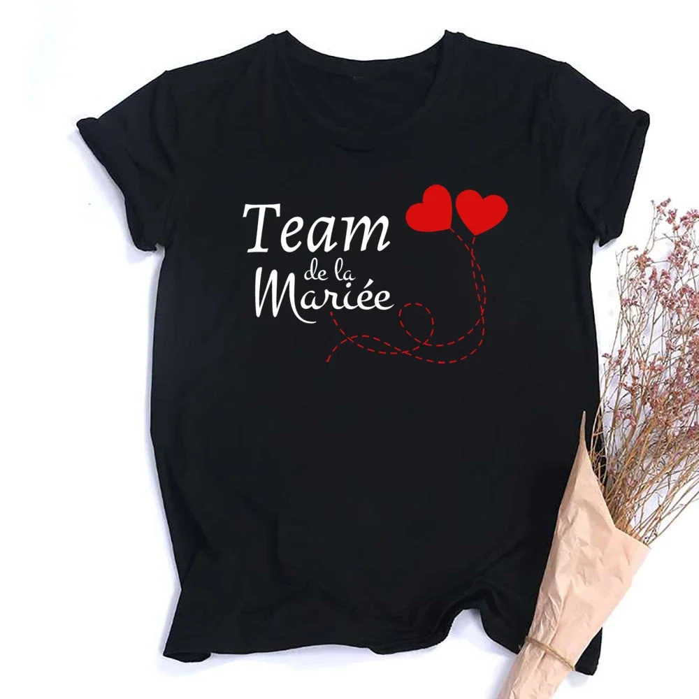Team T shirt 新娘伴娘团队衣服T恤小清新女士休闲大码圆领上衣