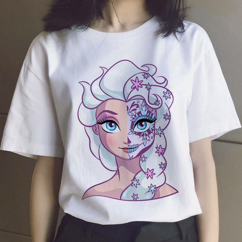 超火朋克公主princess印花百搭